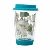 Outlet 🎉 Royal Botanic Gardens Victoria Lotus Double Wall Glass Mug 380ML Aqua Gift Boxed 🛒