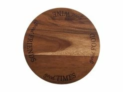 Best Pirce ๐ Picnic Perfect Acacia Wood Lazy Susan 40cm ๐