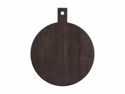 Budget π Graze Round Serving Paddle Black 45x37x2cm π