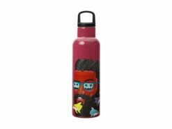 Cheap ✨ Mulga the Artist Double Wall Insulated Bottle 600ML Dolphin Man 🧨