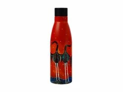 Budget ⌛ Melanie Hava Jugaig-Bana-Wabu Double Wall Insulated Bottle 500ML Brolgas' Symphony ✔️