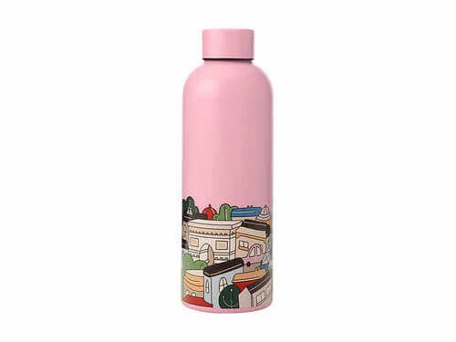 Cheap π― Megan McKean Cities Double Wall Insulated Bottle 500ML Paris 𧨠- Image 3