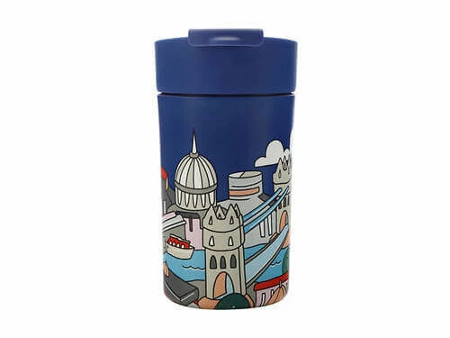 Deals 𧨠Megan McKean Cities Double Wall Insulated Cup 350ML London βοΈ - Image 2