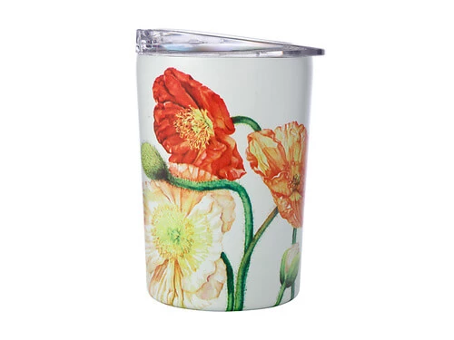 Budget β¨ Katherine Castle Floriade Double Wall Insulated Cup 360ML Poppies β