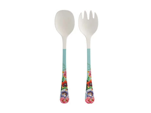 Promo ๐ Balinese Garden Bamboo Salad Servers 23.5cm โจ