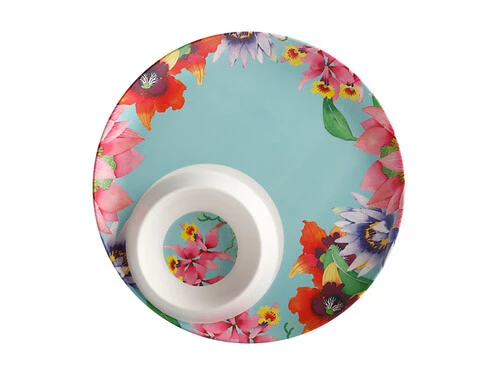 Outlet โ๏ธ Balinese Garden Bamboo Chip & Dip 32x3cm ๐