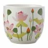 Best Pirce 🎁 Royal Botanic Gardens Victoria Lotus Planter Pot 12cm White 👍