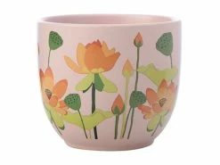 Discount ๐ Royal Botanic Gardens Victoria Lotus Planter Pot 12cm Pink ๐