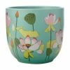 Cheap ⭐ Royal Botanic Gardens Victoria Lotus Planter Pot 14cm Mint 🧨
