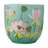 New 🌟 Royal Botanic Gardens Victoria Lotus Planter Pot 16cm Mint 🥰