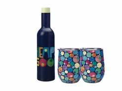 Budget 🥰 Kasey Rainbow Be Kind Double Wall Insulated Wine Set 3pc Good Gift Boxed 🥰