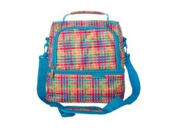 Promo 🌟 Kasey Rainbow Be Kind Insulated Lunch Bag Plaid ❤️