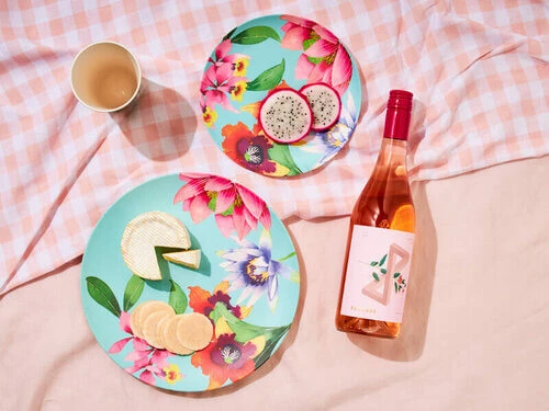 Brand new ๐ Balinese Garden Bamboo Plate 27cm Set of 4 ๐ฏ - Image 2