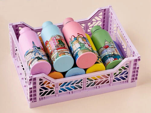 Deals π₯ Megan McKean Cities Double Wall Insulated Bottle 500ML Venice π - Image 2