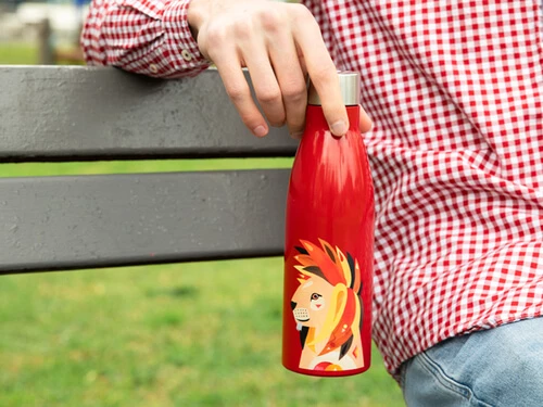 Wholesale ๐ฏ Pete Cromer Wildlife Double Wall Insulated Bottle 500ML Lion ๐ - Image 3